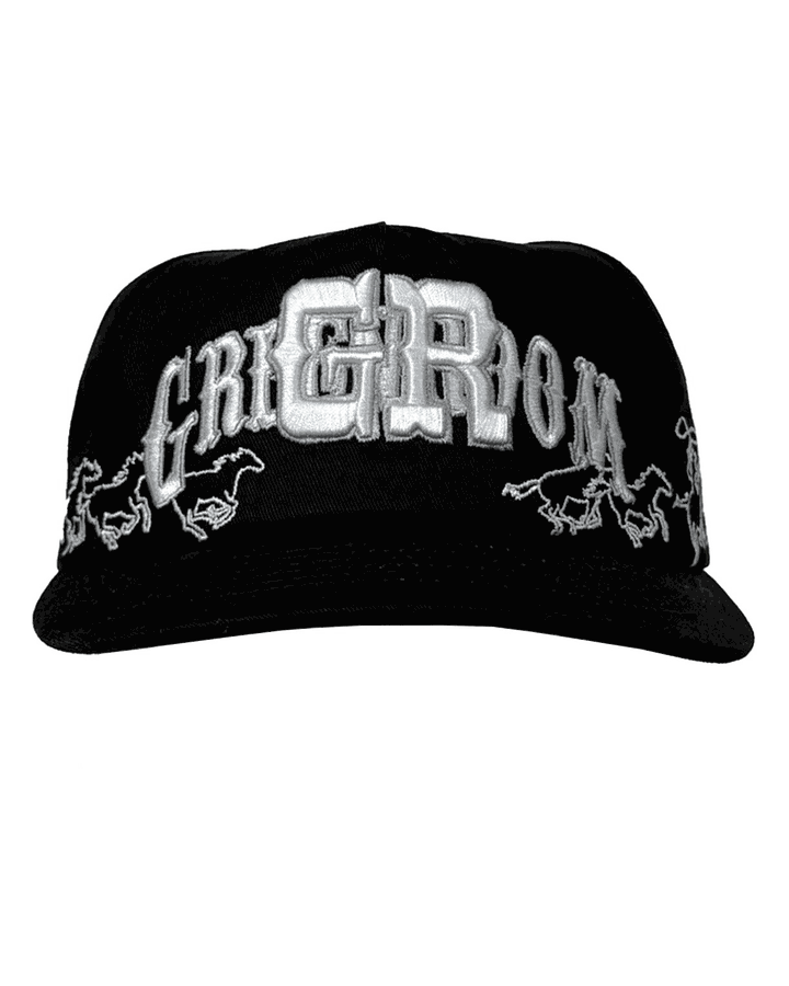 Texas Horses Cap Pitch Black – Green Room