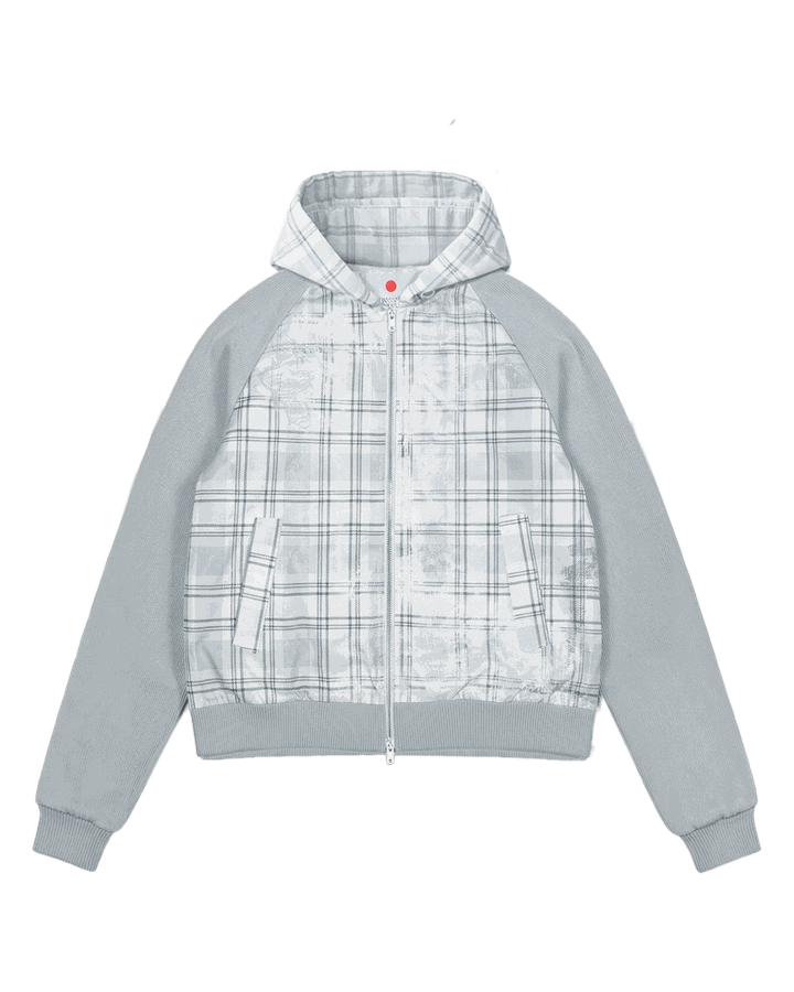 Plaid Shell Jacket - White – TARMAC